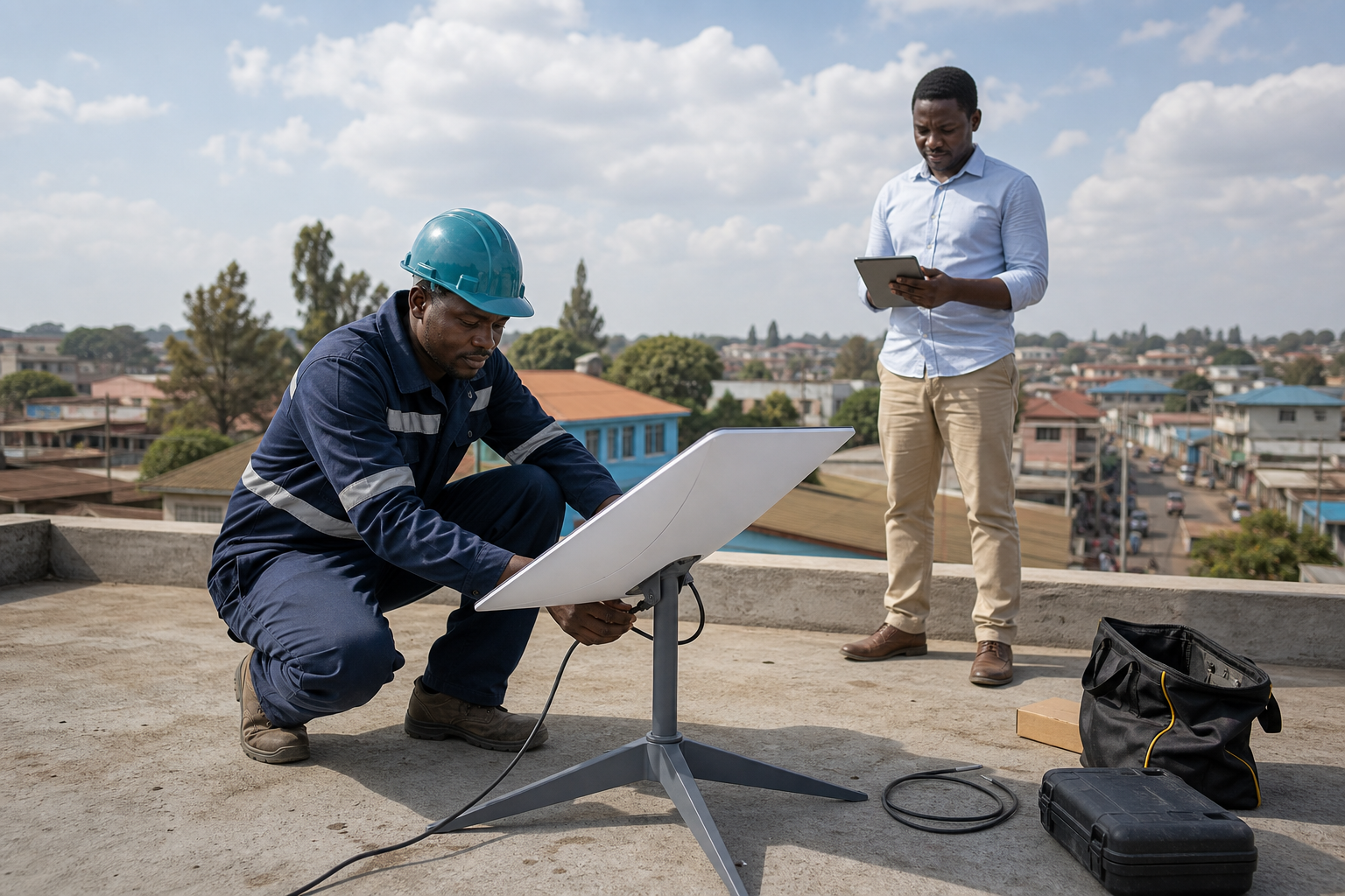 Amazon LEO internet installation cost planning in Kenya